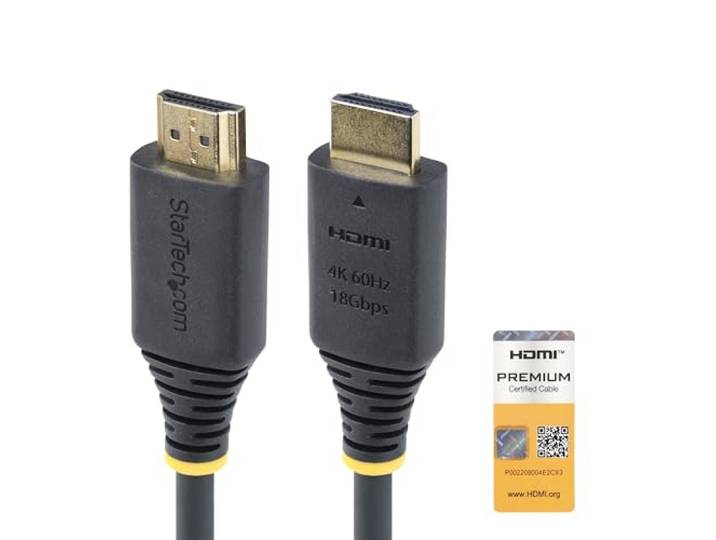 StarTech 3m Gecertificeerde High Speed HDMI 2.0 Kabel, 4K 60Hz, 18Gbps
