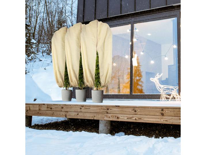 3er-Set Pflanzenabdeckung, XL, Winterschutz, 180 x 120 cm