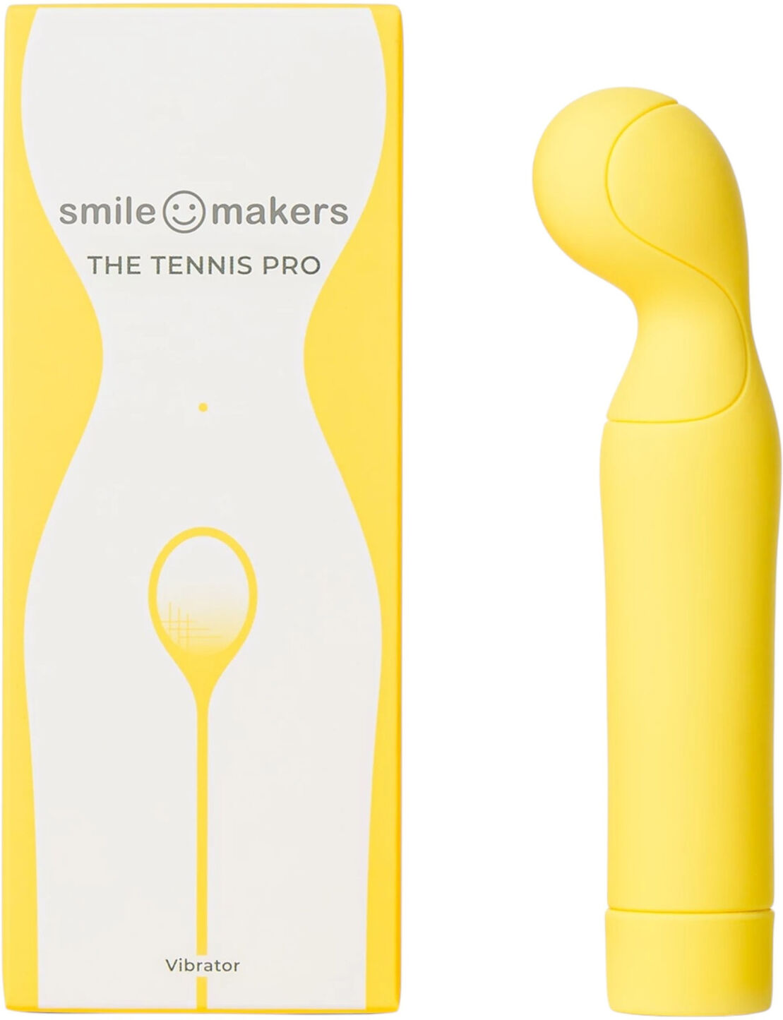 Smile Makers The Tennis Pro - yellow G-spot vibrator