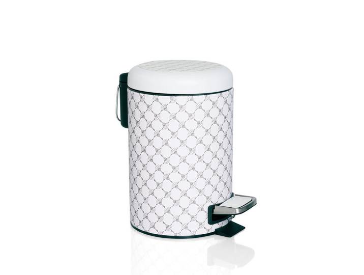 Joop! Treteimer, Grau, Weiss, Kunststoff, 2,5 l, 17x26x24 cm, Handmade in Thailand, Haushalt & Reinigung, Reinigung, Eimer & Abfallsysteme