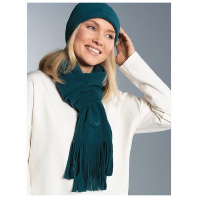 Fleeceschal TRIGEMA "TRIGEMA Fleeceschal", Damen, blau (saphir), Fleece, Polyester, Modetücher Fleeceschal