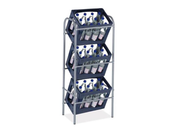 Relaxdays Rangement bouteilles pour 3 caisses