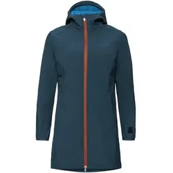 VAUDE VauDe Damen Funktionsjacke Moena Softshell Parka, Größe 36 in Blau Blau