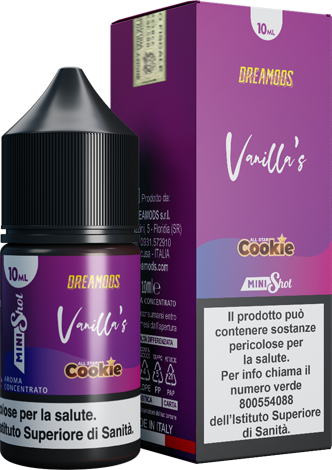 Dreamods Vanilla'S All Star Cookie Aroma Mini Shot 10ml Biscotto Vaniglia
