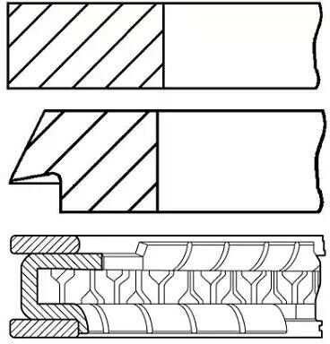 GOETZE ENGINE 08-502807-00 Piston Ring Kit