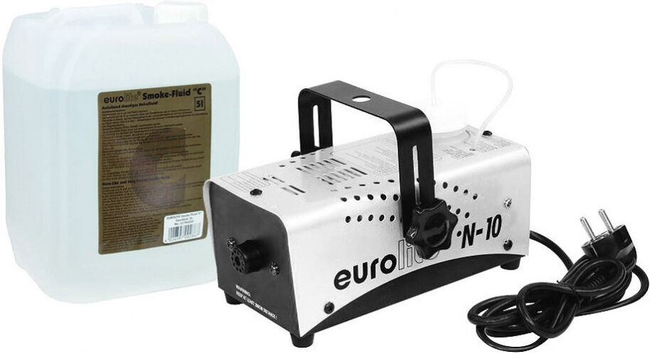 EuroLite N-10 Nebelmaschine + 5l Nebel Fluid Set
