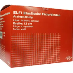 Dracoelfi Elast. Fixierbinde Gekreppt 4mx12cm 20 ST
