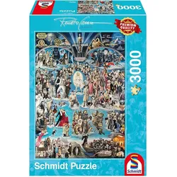Schmidt Spiele Puzzle - Renato Casaro Hollywood XXL, 3000 Teile