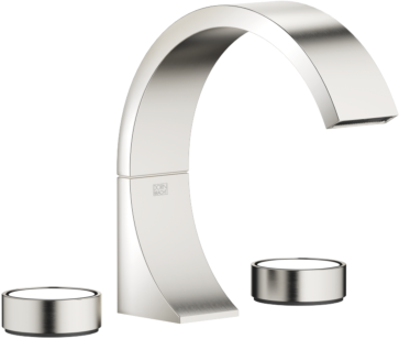 Dornbracht Cyo Dreiloch-Armatur 20713811-36 für Waschtisch, Ausladung 167mm, mit Ablaufgarnitur, platin