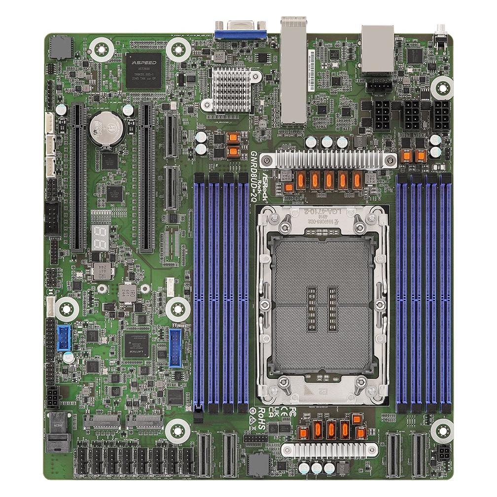AsRock Rack Motherboard GNRD8UD-2Q (LGA 4710, mATX) (GNRD8UD-2Q)