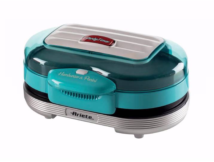 Ariete Hamburger Maker blau Hamburger-Zubereiter – Kontaktgrill