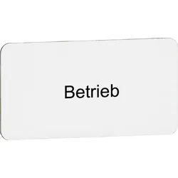 ABB MA8-1054 Beschriftungsschild “Betrieb“, Kunststoff alufarben CombiLine Modular und -Compact 1SFA611932R1054