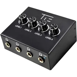 TIE Headphone Amplifier 4CH, Kopfhörerverstärker, Schwarz