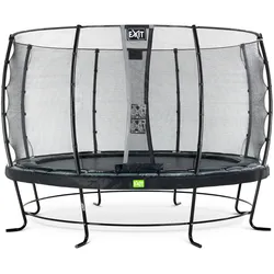 EXIT Elegant 366 (12ft) RUND + Sicherheitsnetz Economy schwarz