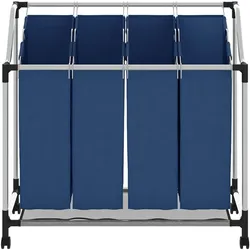 vidaXL, Wäschekorb, Lukendorf (4 Taschen)