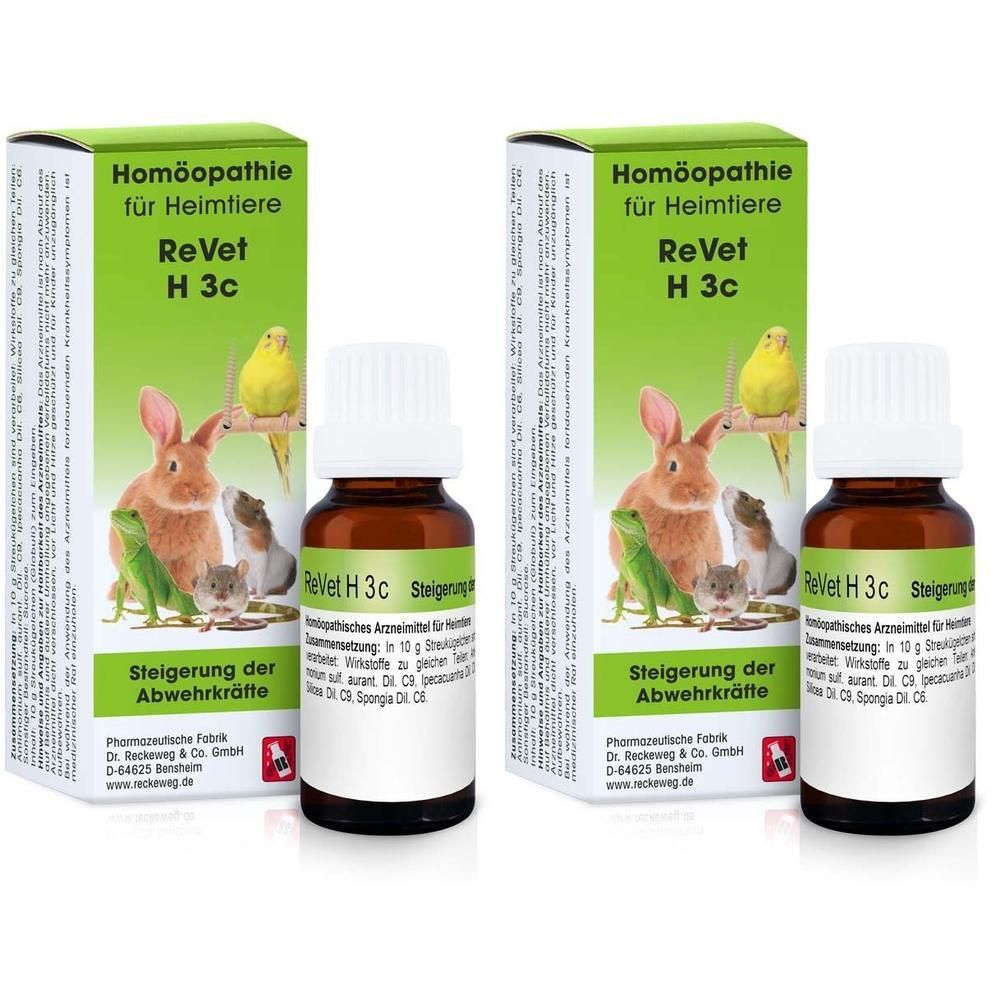 Revet H 3c Globuli f.Heimtiere 2x 2x10 g