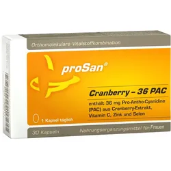 proSan Cranberry-36 PAC 30 St