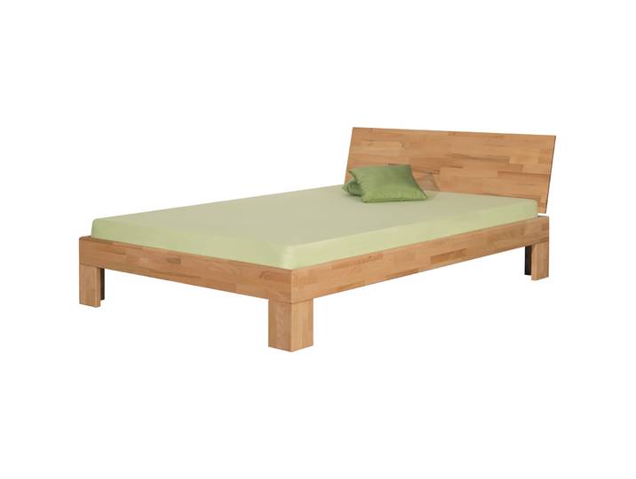 Bett Basil Natur Kernbuche Massivholz 180 x 200 cm