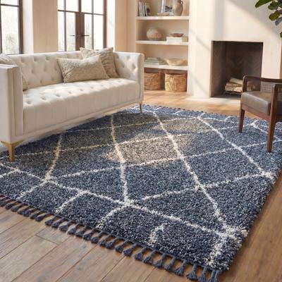 SAFAVIEH Pro Luxe Shag Marella Moroccan Tassel 2.4-inch Thick Rug