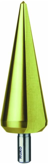 Ruko Forets coniques HSS-TiN, taillés meulés au CBN avec affûtage en croix, taille 8 (101008T/RUKO)