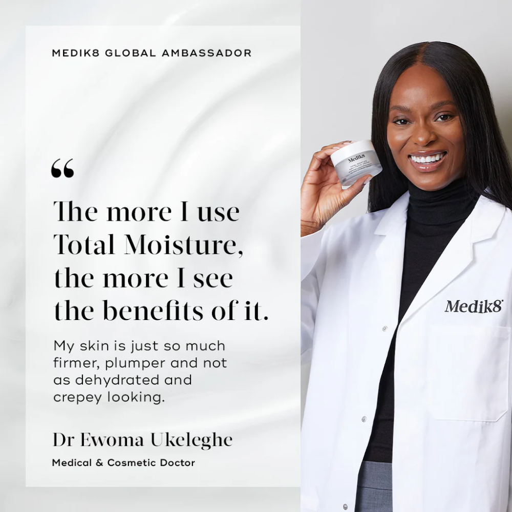 Medik8 Total Moisturizer Daily Facial Cream Multi-Layered Moisturisation