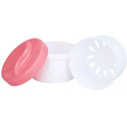 Gebissdose mit Einsatz u.Deckel rosa 1 St