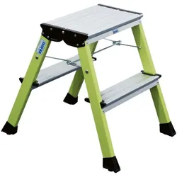 Krause Klapptritt »MONTO Rolly« 2x 2 Stufen grün, 40x55x20 cm