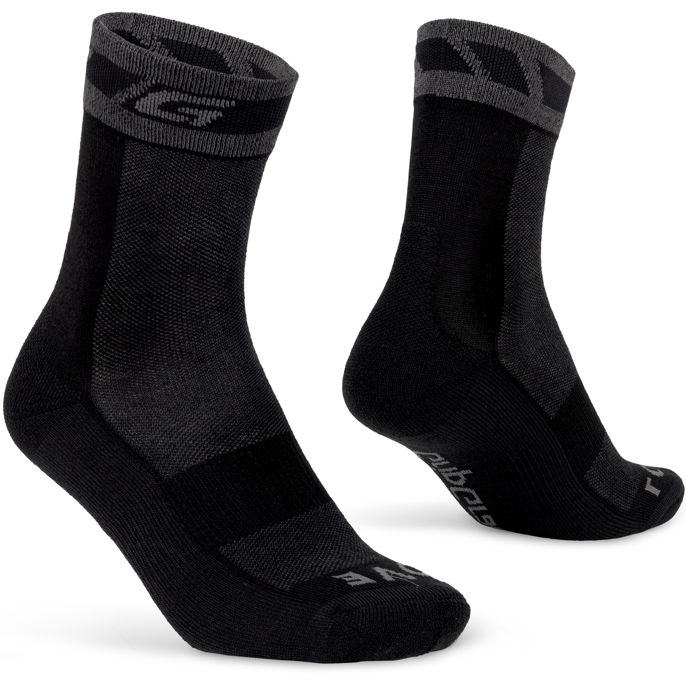 GripGrab Merino Winter Fahrradsocken schwarz Größe 41 Rennrad | Gravel Schnell trocknend Merinowolle