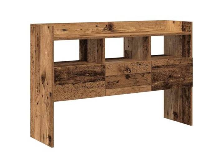 Fisinber Sideboard Altholz-Optik 105x30x70 cm Kommode mit Schubladen Vielseitiges Anrichte-Möbelstück für Schlafzimmer und Wohnzimmer. Bietet strukturierten Platz dank Fächern und Schubladen.