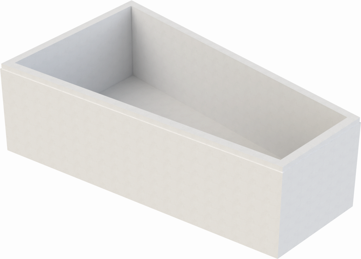 Schedel Duravit support de Paiova SW14694 170x130cm, gauche, hauteur 57cm