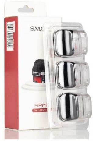 Smok Rpm2 Pod  Cartuccia Ricambio Vuota Senza Coil Da 7 Ml - 3 Pezzi