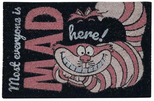 Disney Alice In Wonderland We're All Mad Here Deurmat 40 x 60 cm