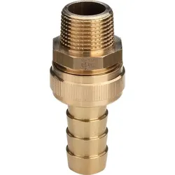 Messing-Standrohrverschraubung 11/2" mit Außengewinde, konisch dichtend