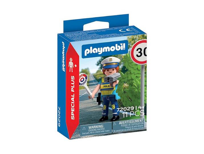 PLAYMOBIL POLICIER AVEC RADAR