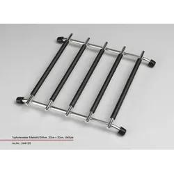 Topfuntersetzer JUSTINUS (BHT 20x2,20x20 cm) - silber - BHT 20x2,20x20 cm