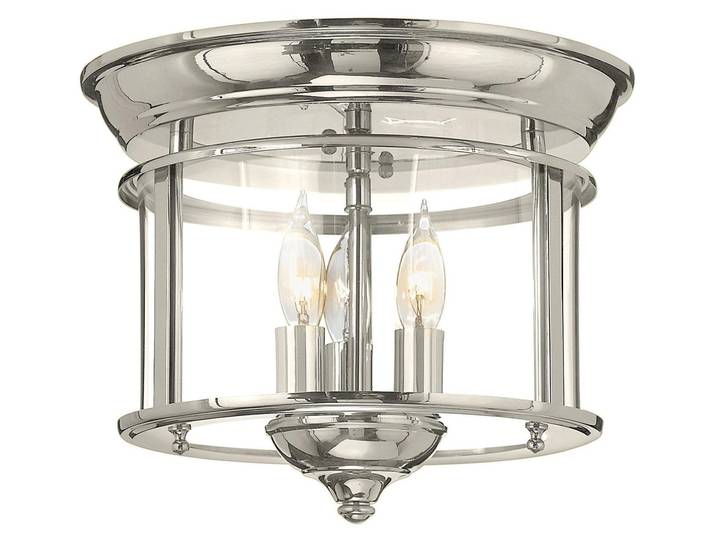 Elstead Gentry Deckenleuchte E14 3-fach Poliertes Nickel