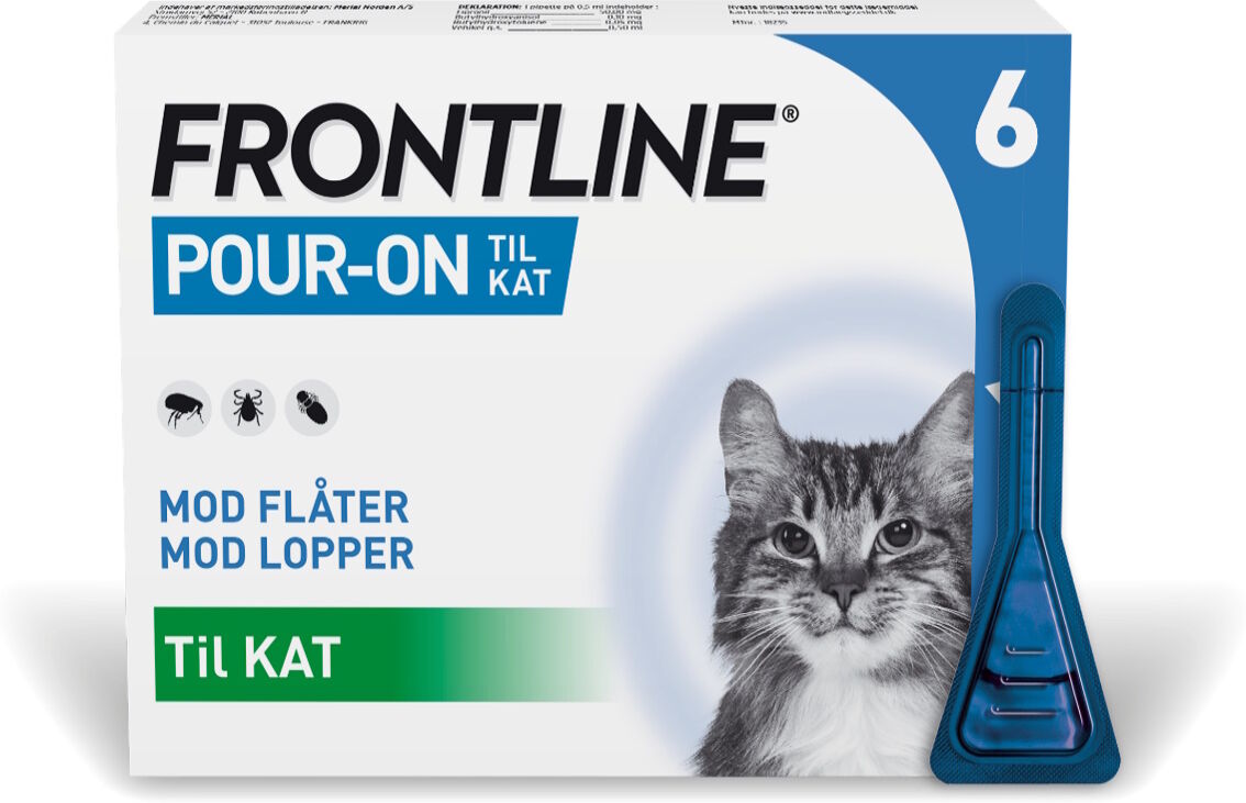 Frontline Pour-On Vet. 100 mg/ml 3 ml Kutanopløsning