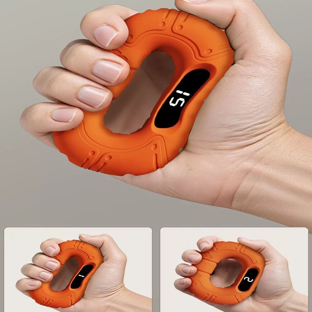INF Renforceur de préhension intelligent en silicone avec connectivité Bluetooth Rose