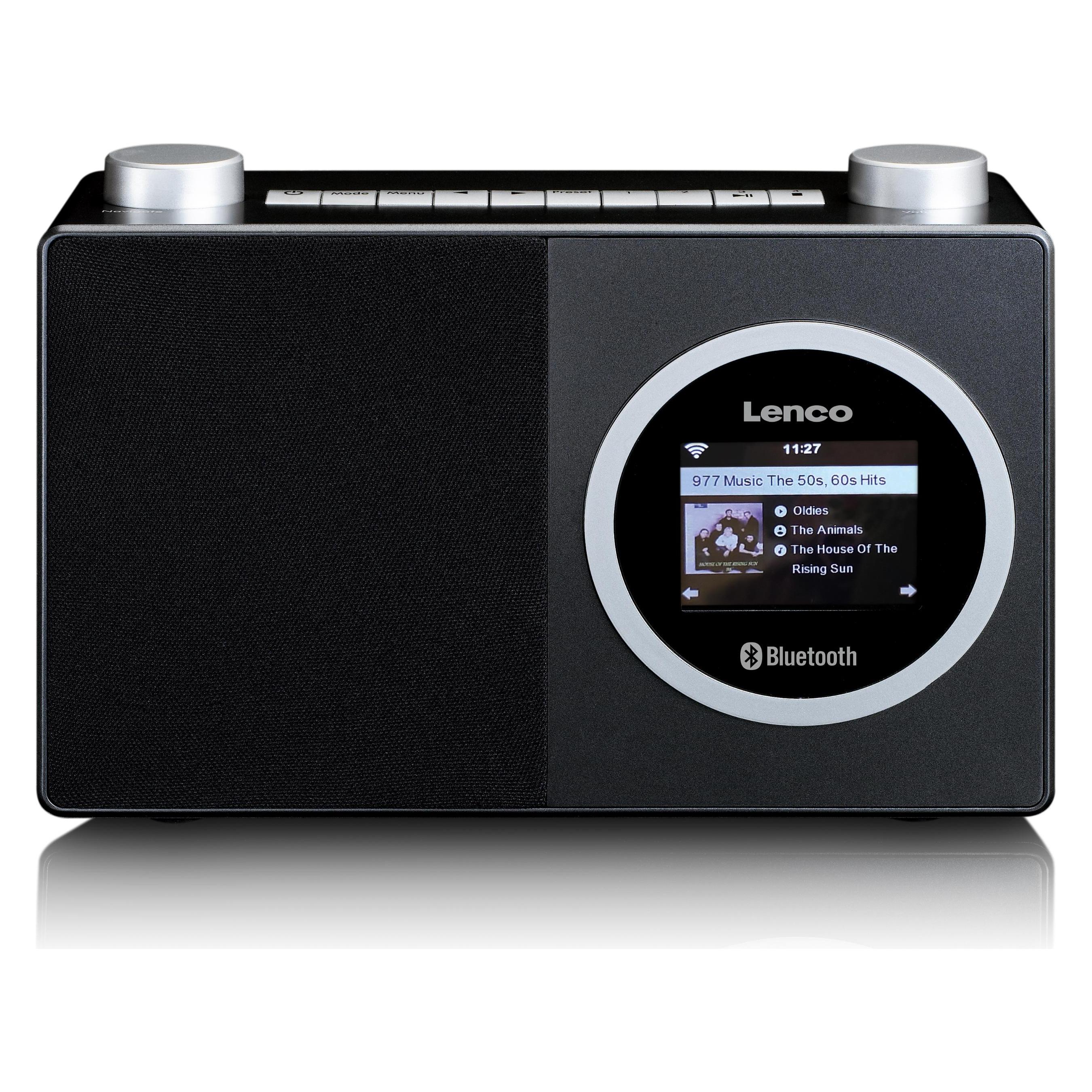 Lenco DIR-70BK (Internetradio, Bluetooth, WLAN) (DIR-70BK)
