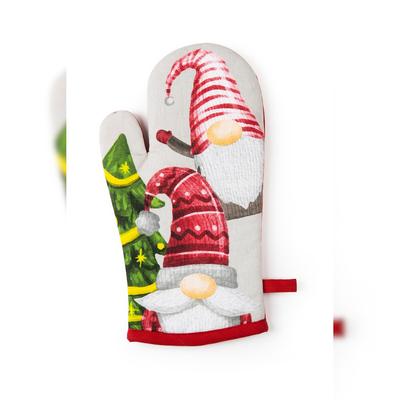 Excelsa Ofenhandschuh Gnomo Friends Baumwolle 32Xh2X18 Cm Bunt