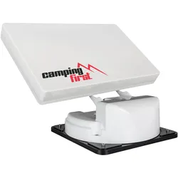 Camping First Satmex Flat 2 (Flachantenne, 33 dB, DVB-S / -S2), SAT Spiegel + SAT Antennen, Weiss