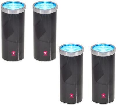 Ape Labs LightCan V2 Grey Set of 4 Anthrazit