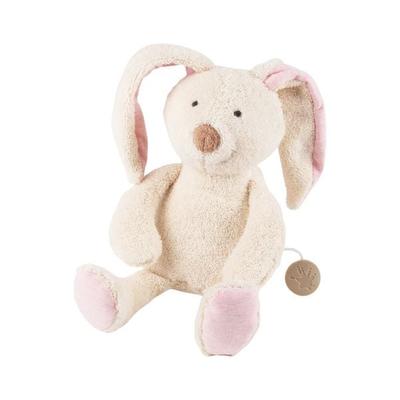 Sigikid 31298 - Natural Friends, Spieluhr Hase (Melodie: zufällig ausgewählt), 23 cm