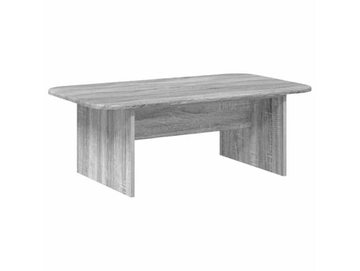 LASWWQMRF Couchtisch Graues Sonoma 93x53x33 cm Holzwerkstoff Wohnzimmer Rechteckiger Sofatisch mit zusätzlichem Ablagefach für Zeitschriften und Fernbedienungen im Wohnzimmer oder Gästezimmer.