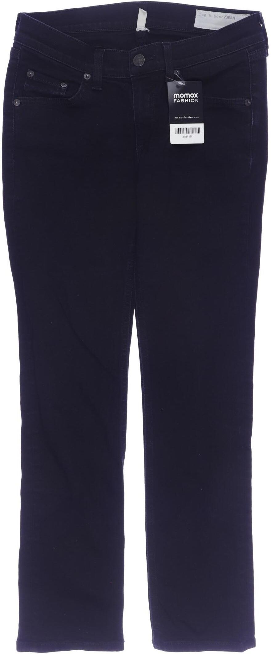 rag & bone Damen Jeans, Marineblau, Gr. W26, Baumwolle / Synthetik - Second Hand