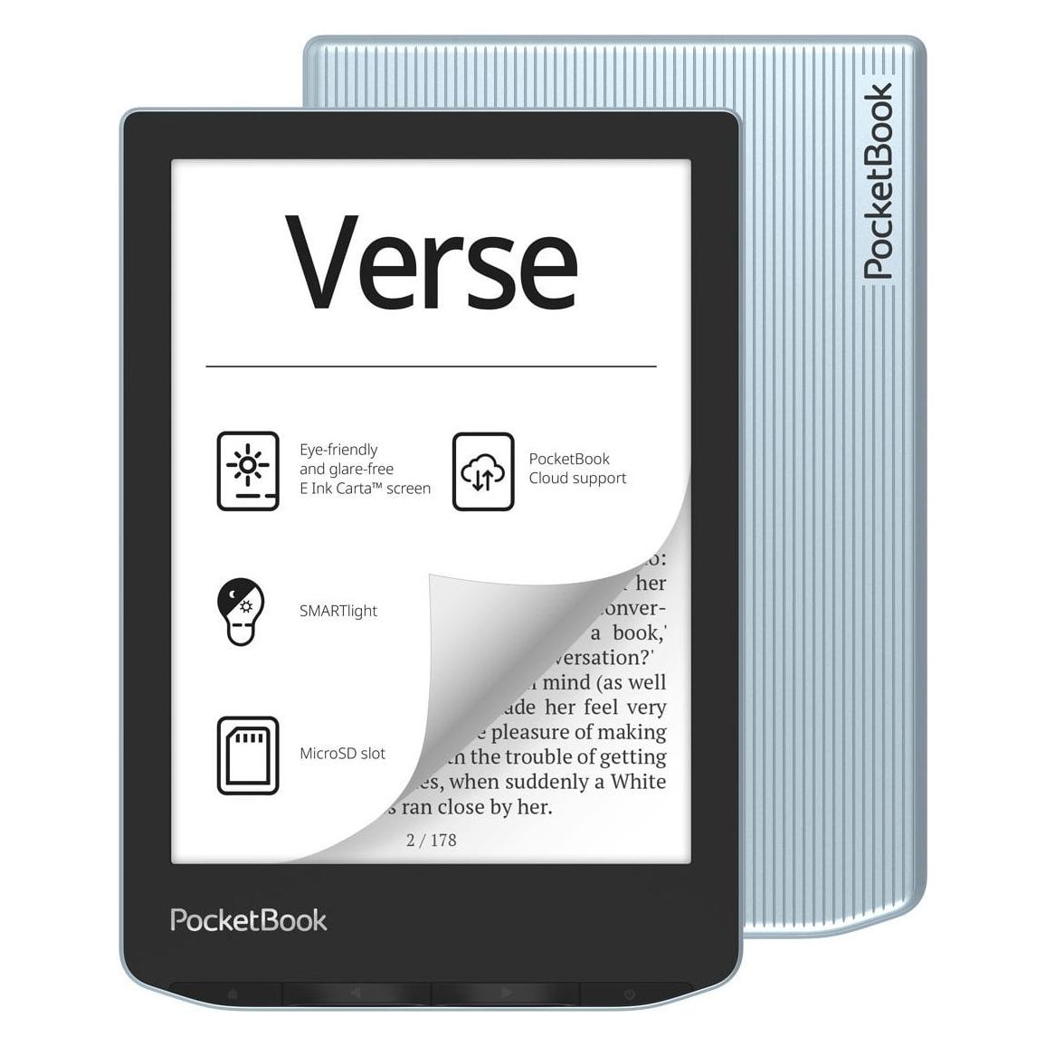 PocketBook Verse-Lesegerät (PB629-2-WW) (6", 8 GB) (PB629-2-WW-B)