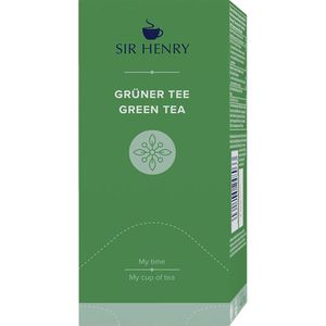 Sir-Henry Tee Grüner Tee, Grüner Tee, 43,75 g, 25 Beutel