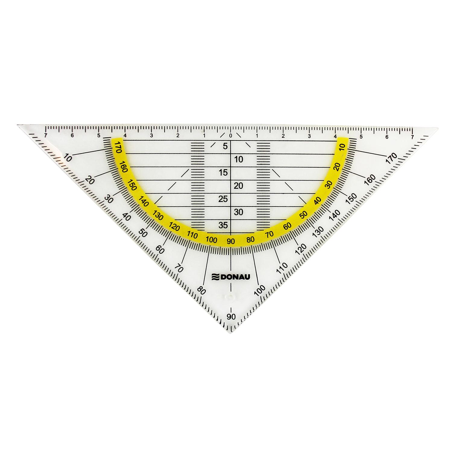 Donau Geodreieck 16 cm (16 cm, Kunststoff) (330161)