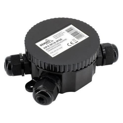 Bemko Puszka Łączeniowa Hermetycza Z Dławicami Ip66 E04-Hp4-M16-Ip66 (BEMKO)