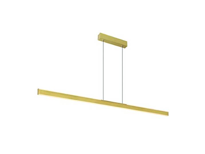 SLV Pendelleuchte ONE LINEAR 140 / Wohnzimmer-Lampe, Innen-Beleuchtung, Hänge-Leuchte Esszimmer, LED, Decken-Leuchte / 3000K 35W 1875lm messing dimmbar